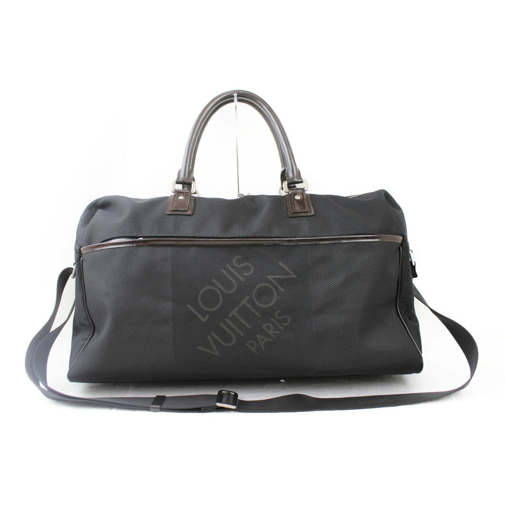 LOUIS VUITTON Albatross Damier Geant Travel Bag Shoulder Strap Boston Black